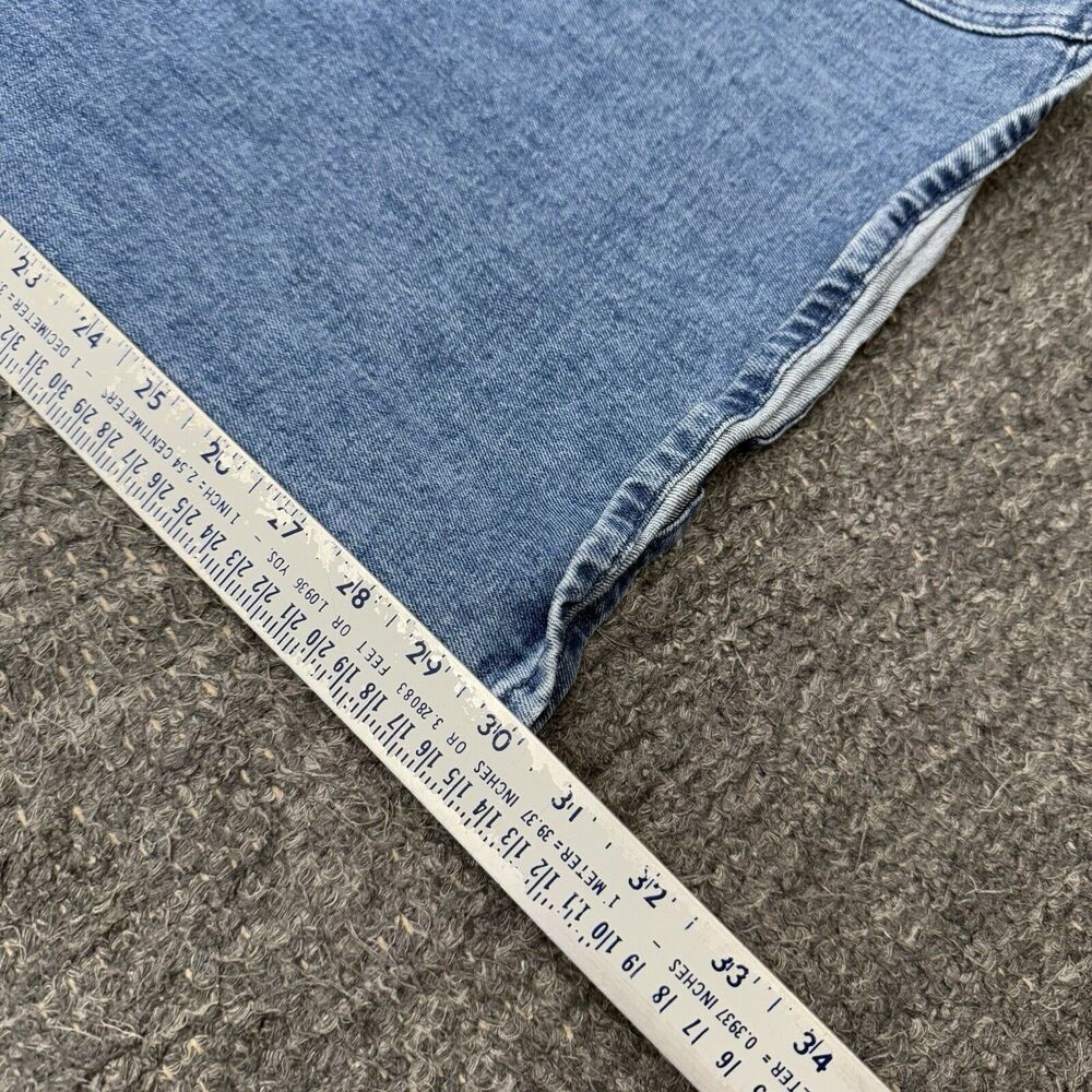 Mother Denim The Tab Roller Skimp Jeans Women 30 Blue Wide Leg From Out Of Town - Picture 3 of 12
